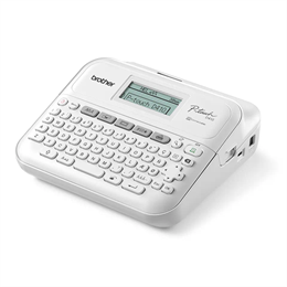 Brother PT-D410Y (asztali címkenyomtató, TZe 3,5-18 mm, hőtranszfer, LCD, USB, 0,76 kg)