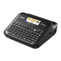 Brother PT-D610BTVP címkenyomtató (asztali, TZe 3,5-24 mm, automatikus vágó, színes grafikus kijelző, fekete)