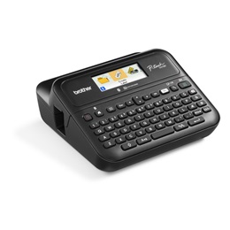 Brother PT-D610BTVP címkenyomtató (asztali, TZe 3,5-24 mm, automatikus vágó, színes grafikus kijelző, fekete)
