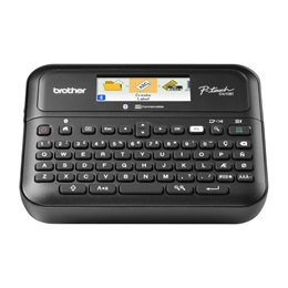 Brother PT-D610BTVP címkenyomtató (asztali, TZe 3,5-24 mm, automatikus vágó, színes grafikus kijelző, fekete)