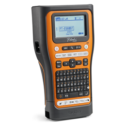 Brother PT-E560BTVP címkéző (QWERTY billentyűzet, TZe szalag 3,5–24 mm, tölthető Li-ion akkumulátor, Bluetooth 5.0, USB,