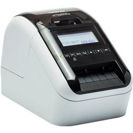 Brother QL-820NWBC címkenyomtató (asztali, direkt termál, 300 dpi, 176 mm/s, max 58 mm, vágóegység, Wi-Fi, Ethernet, Blu