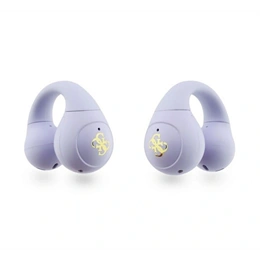 CG Mobile Guess Mini Classic Logo bluetooth fülhallgató sztereo (v6.0, fül mögötti, mikrofon, töltőtok, lila)