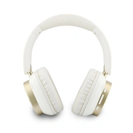 CG Mobile guess script metal logo bluetooth fülhallgató sztereo (v5.4, ENC, mikrofon, zajszűrő, fehér)