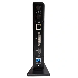 Club3D CSV-3242HD USB Gen1 dupla kijelzős dokkoló (HDMI, DVI-I, 4×USB2.0, 2×USB Gen1 Type-A, USB Type-B bemenet, RJ45 Gi