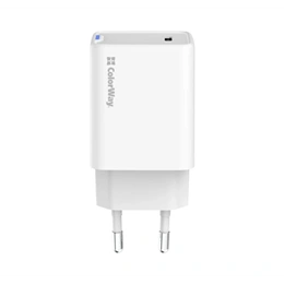 ColorWay GaN Mini AC töltő (45W, PD, PPS, 1x USB-C, fehér)