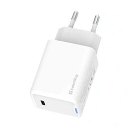 ColorWay GaN Mini AC töltő (45W, PD, PPS, 1x USB-C, fehér)