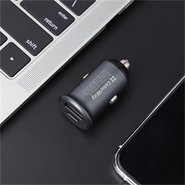 ColorWay autós töltő CW-CHA029PD-GR (2x USB, Type-C PD20W + USB QC3.0, 38W, szürke)