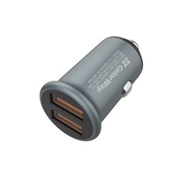 ColorWay autós töltő CW-CHA036Q-GR (2xUSB, Quick Charge 3.0, 36W, szürke)