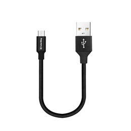 Colorway USB kábel (C dugó, 25 cm, 2,4A, fekete)
