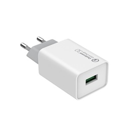Colorway USB töltő adapter (18W, 1x USB, Quick Charge 3.0, fehér, CW-CHS013Q-WT)