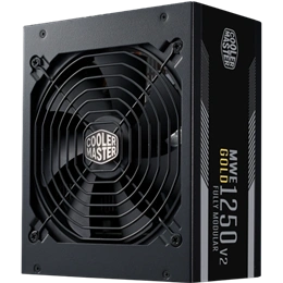 Cooler Master MWE Gold 1250 tápegység (1250W, 80+ Gold, ATX, fekete)