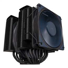 Cooler Master MasterAir MA824 Stealth CPU hűtő (135 mm + 120 mm, PWM, max 1550/1950 rpm, 24.6/22.6 dBA, fekete)