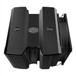 Cooler Master MasterAir MA824 Stealth CPU hűtő (135 mm + 120 mm, PWM, max 1550/1950 rpm, 24.6/22.6 dBA, fekete)