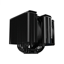 Cooler Master MasterAir MA824 Stealth CPU hűtő (135 mm + 120 mm, PWM, max 1550/1950 rpm, 24.6/22.6 dBA, fekete)