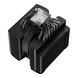 Cooler Master MasterAir MA824 Stealth CPU hűtő (135 mm + 120 mm, PWM, max 1550/1950 rpm, 24.6/22.6 dBA, fekete)