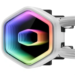 Cooler Master MasterLiquid 240 Core II White vízhűtés (2x 120 mm ARGB ventilátor 650-1750 rpm, radiátor 277 x 119,6 x 27
