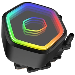 Cooler Master MasterLiquid 360 Core II ARGB vízhűtés (360 mm, 3x120 mm ventilátor, PWM, max 1750 RPM, ventilátor zaj 27,