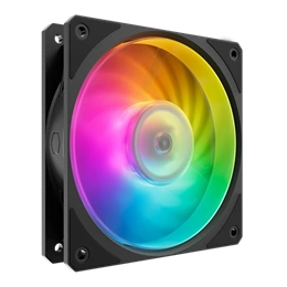 Cooler Master Mobius 120P ARGB hűtő ventilátor (120 mm, 2400 RPM, PWM, 3 db, 30 dBA, fekete)