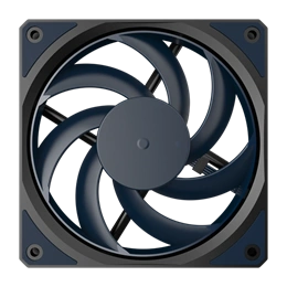Cooler Master Mobius 120 Slim hűtő ventilátor (120 mm, max 2500 RPM, 4 tűs, PWM, fekete)