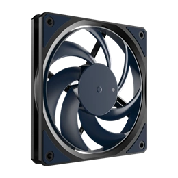 Cooler Master Mobius 120 Slim hűtő ventilátor (120 mm, max 2500 RPM, 4 tűs, PWM, fekete)