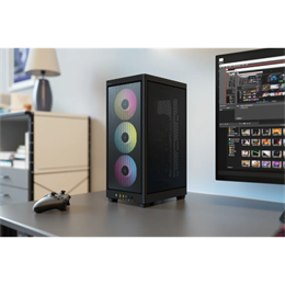 Corsair 2000D RGB Airflow ház (Mini-ITX, fekete)