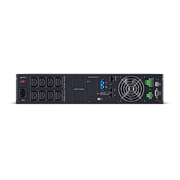 CyberPower OLS1000ERT2UA szünetmentes tápegység (1000 VA/900 W, 8x C13, színes LCD, online, rack/tower)