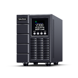 CyberPower OLS2000EA-DE szünetmentes tápegység (2000 VA, 1800 W, 2×C13, 2×Schuko, színes LCD, Online, kettős konverziós,