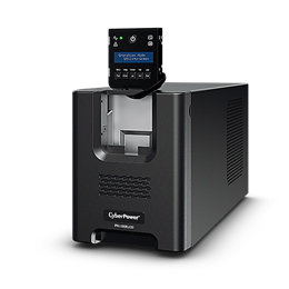 CyberPower PR1000ELCD szünetmentes tápegység (8x IEC320, 1000 VA, 900 W, 230 V, USB, soros, line-interaktív)