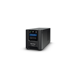 CyberPower PR750ELCD szünetmentes tápegység (6× IEC320, 750 VA, 675 W, 230 V, USB+soros, line-interaktív)