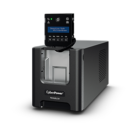 CyberPower PR750ELCD szünetmentes tápegység (6× IEC320, 750 VA, 675 W, 230 V, USB+soros, line-interaktív)