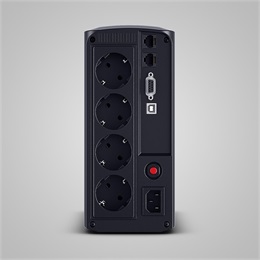 CyberPower VP1000ELCD szünetmentes tápegység (1000 VA/550 W, line-interaktív, 3x Schuko, USB+soros, 4 ms, torony)