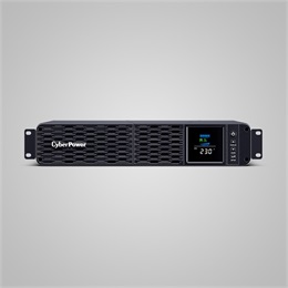 CyberPower szünetmentes tápegység (8x IEC C13, 1600 VA/1000 W, line-interaktív, aktív PFC, színes LCD, USB, rack)