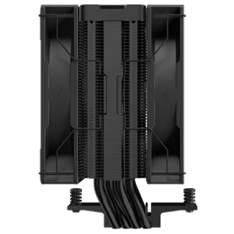 DeepCool AG400 Digital Plus processzor hűtő (120 mm, PWM, 500-2100 RPM, hidrodinamikus csapágy, címezhető RGB, fekete)
