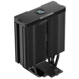 DeepCool AG400 Digital Plus processzor hűtő (120 mm, PWM, 500-2100 RPM, hidrodinamikus csapágy, címezhető RGB, fekete)