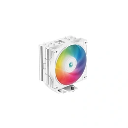 DeepCool AG400 V2 ARGB CPU hűtő (120 mm, PWM, max 2000 rpm, 31,6 dBA, hidrodinamikus csapágy, fehér)