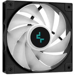 DeepCool AG620 BK ARGB CPU hűtő (2x120 mm ventilátor, PWM, max 1850 rpm, 29,4 dBA, hidraulikus csapágy, fekete)