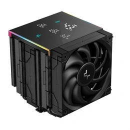 DeepCool AK620 Digital Pro CPU hűtő (120 mm, PWM, max 1750 rpm, 25 dBA, fekete)
