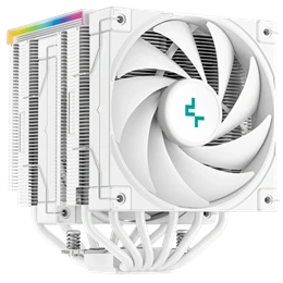 DeepCool AK620 Digital processzor hűtő (120 mm, 1850 rpm, 28 dB, FDB, RGB, digitális kijelző, fehér)