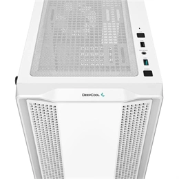 DeepCool CC360 ARGB (midi torony, Micro-ATX, Mini-ITX, ablakos, fehér)