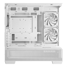 DeepCool CG380 3F ház (Midi, 2x 3,5", 3x 2,5", 2x USB 3.0, 1x Type-C, audio, 2+1 ventilátor, fehér)