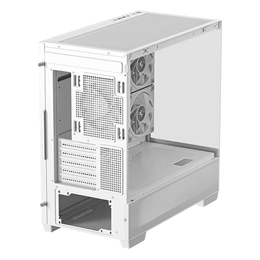 DeepCool CG380 3F ház (Midi, 2x 3,5", 3x 2,5", 2x USB 3.0, 1x Type-C, audio, 2+1 ventilátor, fehér)