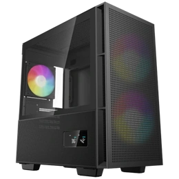 DeepCool CH360 Digital (Micro Tower, Micro-ATX, ablakos, 2x140/1x120 ventilátorok, fekete)