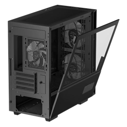 DeepCool CH360 Digital (Micro Tower, Micro-ATX, ablakos, 2x140/1x120 ventilátorok, fekete)