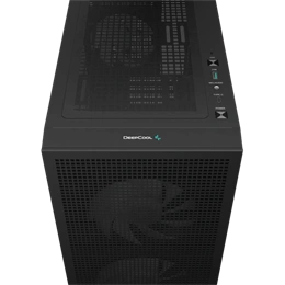 DeepCool CH360 Digital (Micro Tower, Micro-ATX, ablakos, 2x140/1x120 ventilátorok, fekete)