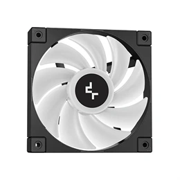 DeepCool LD240 vízhűtés (2x120 mm, 600-2400 rpm, PWM, ARGB, max. zaj 38,71 dB, fekete)