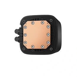 DeepCool LE240 V2 vízhűtés (240 mm, 2x120 mm ventilátor, 500-2100 rpm, max 31,6 dBA, LED, fekete)