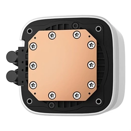 DeepCool LE240 WH V2 vízhűtés (240 mm, 2x120 mm, 500-2100 RPM, max 31,6 dBA, LED, fehér)