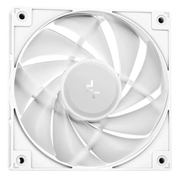 DeepCool LE240 WH V2 vízhűtés (240 mm, 2x120 mm, 500-2100 RPM, max 31,6 dBA, LED, fehér)