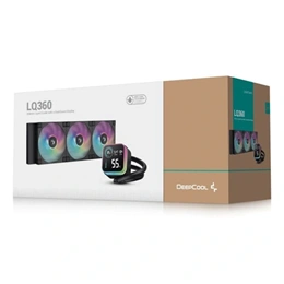 DeepCool LE360 Ultra ARGB CPU hűtő (360 mm, 3x 120 mm ventilátor, 600-2400 RPM, LED, fekete)